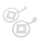 thumbnail image 4 of Pendientes de acrílico Fernando Cuadrado Geometría Declaración Novedad, 4 of 6