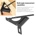 thumbnail image 4 of Escuadra Angular de Carpintería de Aleación de Aluminio, Transportador de Carpero 3d Ajustable de 0 A 180, Herramienta de Medició, 4 of 7