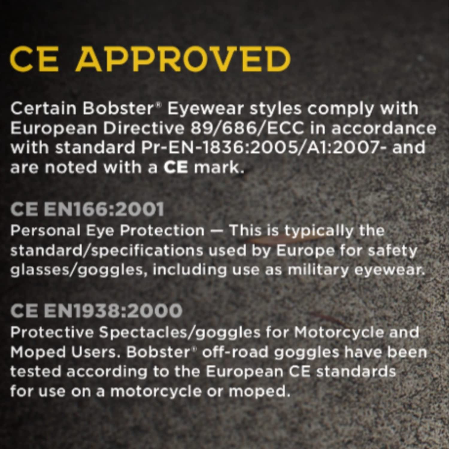 Bobster Cruiser Goggle-Style Motorcycle Sunglasses w/Clear Lens