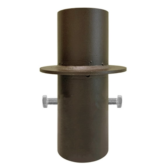 Chiuer Light Pole Reducer, Reduce 4" or 5" Round Pole to 3" Pole, Insert Round Pole Adaptor 5 inch to 3 inch Tenon