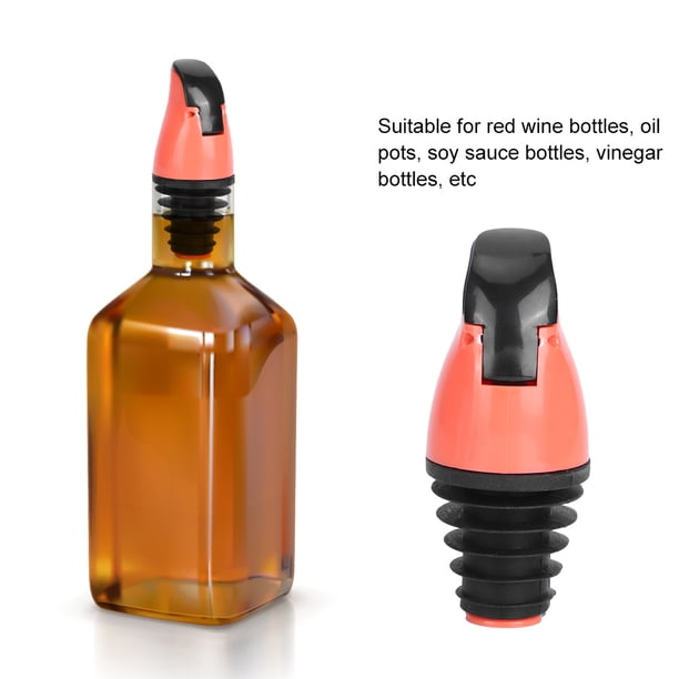 Botella de Aceite, Tapón Para Verter, Dispensador de vino, Salsa de Soja, Botellas de Vinagre, Utensilios de Cocina de Sellado Suave