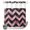 Pink, Black, Gray, variant on No Hook Shower Curtain, Abstract Pink Shower Curtains for Bathroom with See Through Top Window, Geometric Zigzag Waves Bohemian Stripes Waterproof & Washable Bath Curtain Stand Up Stall 36"x72"
