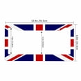 thumbnail image 3 of Sloboki United Kingdom Flag Patriotic License Plate Frame Universal Aluminum Metal Car Tag Holders Cars Decor, 3 of 5