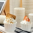thumbnail image 4 of Bakexcel White Baking Cups,50pcs 3.5oz Cupcake Liners,Christmas Muffin Cupcake Liners, Cupcake Wrappers,Cupcake paper, Paper Cupcake Liners Holder,Disposable Ramekins,Muffin Pan Baking Cups, 4 of 6