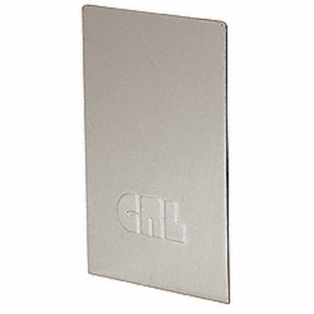 - CRL Brushed Stainless Grade 304 End Caps for B6S Series Square Base Shoe