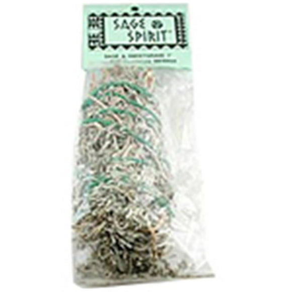 SAGE SPIRIT Sage Sweetgrass Smudge Wand 6-7, 0.02 Pound