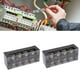 thumbnail image 1 of 2 Piezas Bloque de Tira de Terminales 100A 600V Gran Corriente Fácil Cableado Circuito de Tierra Bloque de Terminales para de Distribución de Energía de Iluminación, 1 of 8