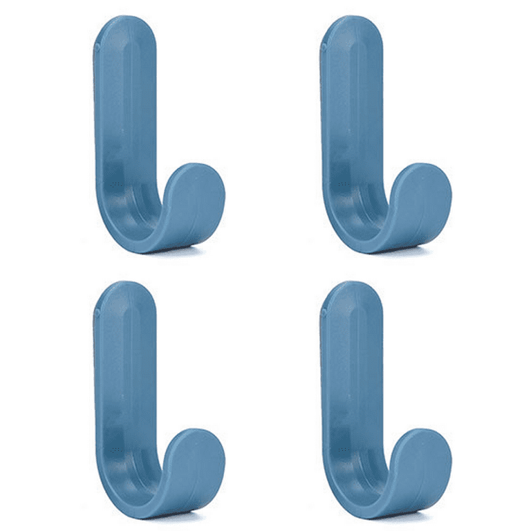 4 Pack Decorative Wall Hooks, Stainless Steel Strong Adhesive Wall Hook for  Home Kitchen Bathroom Office
