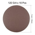 thumbnail image 2 of Unique Bargains 7 Inch Sanding Disc 120 Grits Flocking Sandpaper for Sander 10 Pcs, 2 of 4