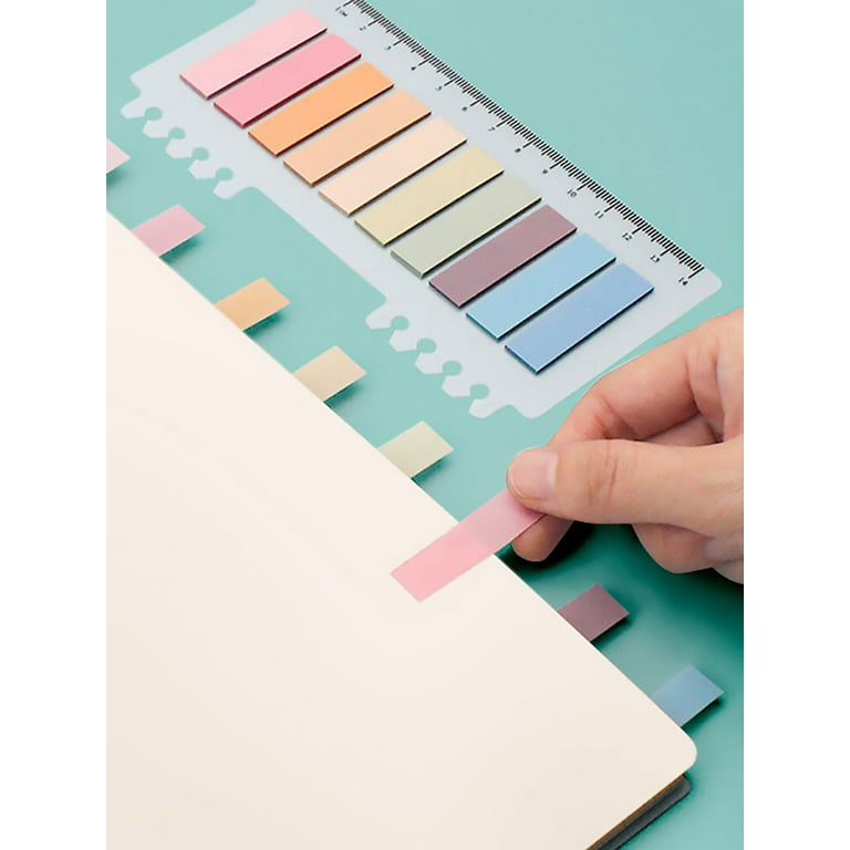 400-Piece Sticky Tabs Book Tabs - Page Markers - Transparent Sticky Note  Tabs, Post Stick It Tabs, School Supplies, Index Tabs, 