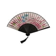 thumbnail image 5 of Decorative Silk Folding Fan with Bamboo Ribs, Durable Hand Fan for Stage Props, Home Decor & Cultural Performances, 5 of 6