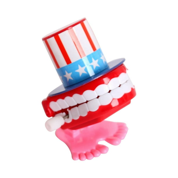 Cadena Con Ojos Y Dientes Saltarines. Juguetes Infantiles Navideños. Pequeños Para Odontología Dental.