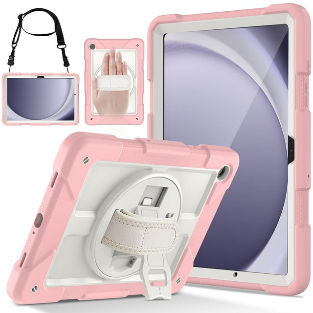 Funda LTROP para Samsung Galaxy Tab A9+ Plus 11 2023 Rosa y Beige