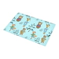 thumbnail image 3 of MKHERT Woodland Animals Doormat Non-slip Bath Mat Floor Mat 30x18 inch, 3 of 3