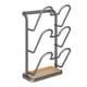thumbnail image 2 of Estante para tablas de cortar, estante para sartenes, estante para tapas de sartenes, sin perforaciones, fácil de instalar, estante multifuncional de pared de varias capas., 2 of 6