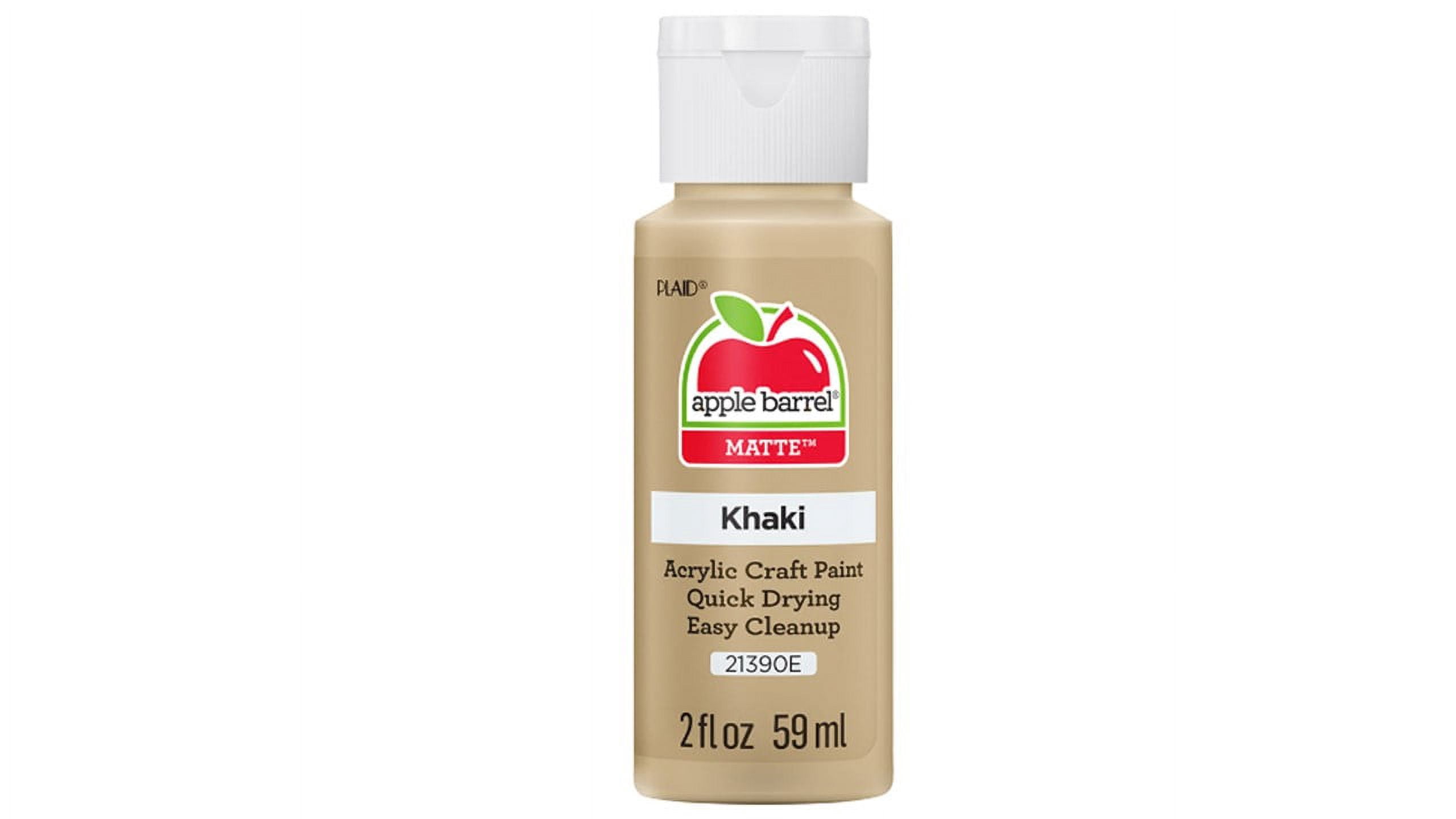Apple Barrel Dark Flesh Tone Matte Acrylic Paint Set 6 Pack