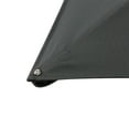 thumbnail image 3 of 10ft Offset Patio Umbrella, Hanging Cantilever Umbrella, Square Shape, Aluminum Cross Base, Tilt, 360-Degree Rotation, Gray, 3 of 5