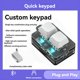 thumbnail image 4 of Teclado Bluetooth Mini de 2 Teclas Copiar Pegar Intercambio en Caliente Juegos una Tecla Contraseña Accesorios de Llave Mecánica para el Hogar y Viajes B, 4 of 5
