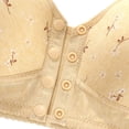 thumbnail image 7 of CAICJ98 Women Bra Plus Size Bra with Underwire Woman's Full Coverage Bra Light Yellow,62, 7 of 7