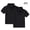 Black, variant on Fengqque Boys and Girls Summer Polo Shirt Golf Short Sleeve Button Lapel Sport 2-piece Set Shirts for 6-13 Years Old Blue-C 6 Years
