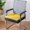 Yellow, variant on YIMWNYI Chair Linen Cushion Non Slip Indoor Seat Mat, Office Seat Cushion, Comfortable Foam Filling, Easy to Clean, Decorative Chair Pad for Home and Office
