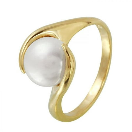 Foreli 14k Yellow Gold Ring With Freshwater Pearl