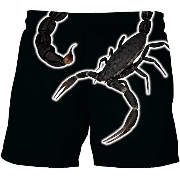2022 Children's New Short Sleeve Scorpion 3D Printed T-Shirt Fashion Personality Carnivorous Unisex Casual Round Neck Pullover8T Gong Bohan LED