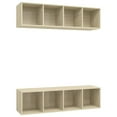 thumbnail image 6 of vidaXL Wall-mounted TV Cabinets 2 pcs White Chipboard, 6 of 27