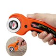 45mm Rotary Cutter, Soft Grip Comfort Loop Handle Roller Knife Self