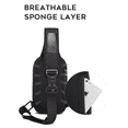 thumbnail image 4 of Mochila Cruzada Bange Espacio para iPad Tablet 9" audífonos, billetera y libros. Material resistente al agua Modelo BG-7353 Bange  BG-7353, 4 of 17