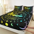 thumbnail image 3 of Manfei Happy Camping Rv Twin Sheet Sets,Boho Sun Moon Twin Fitted Sheet,Galaxy Starry Night Flat Sheet For Teens,Ultra Soft Home Decor,3pcs, 3 of 7