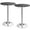 2 PCS Black, variant on Giantex Round Bar & Pub Table, Height Adjustable Bistro Table w/Faux Marble Top, 360° Swivel Cocktail Table