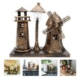 thumbnail image 1 of Novelty Lamp Light Brown Resin Lighthouse Design For Friends Bedside 1Pcs 6.1x5.7In, 1 of 8