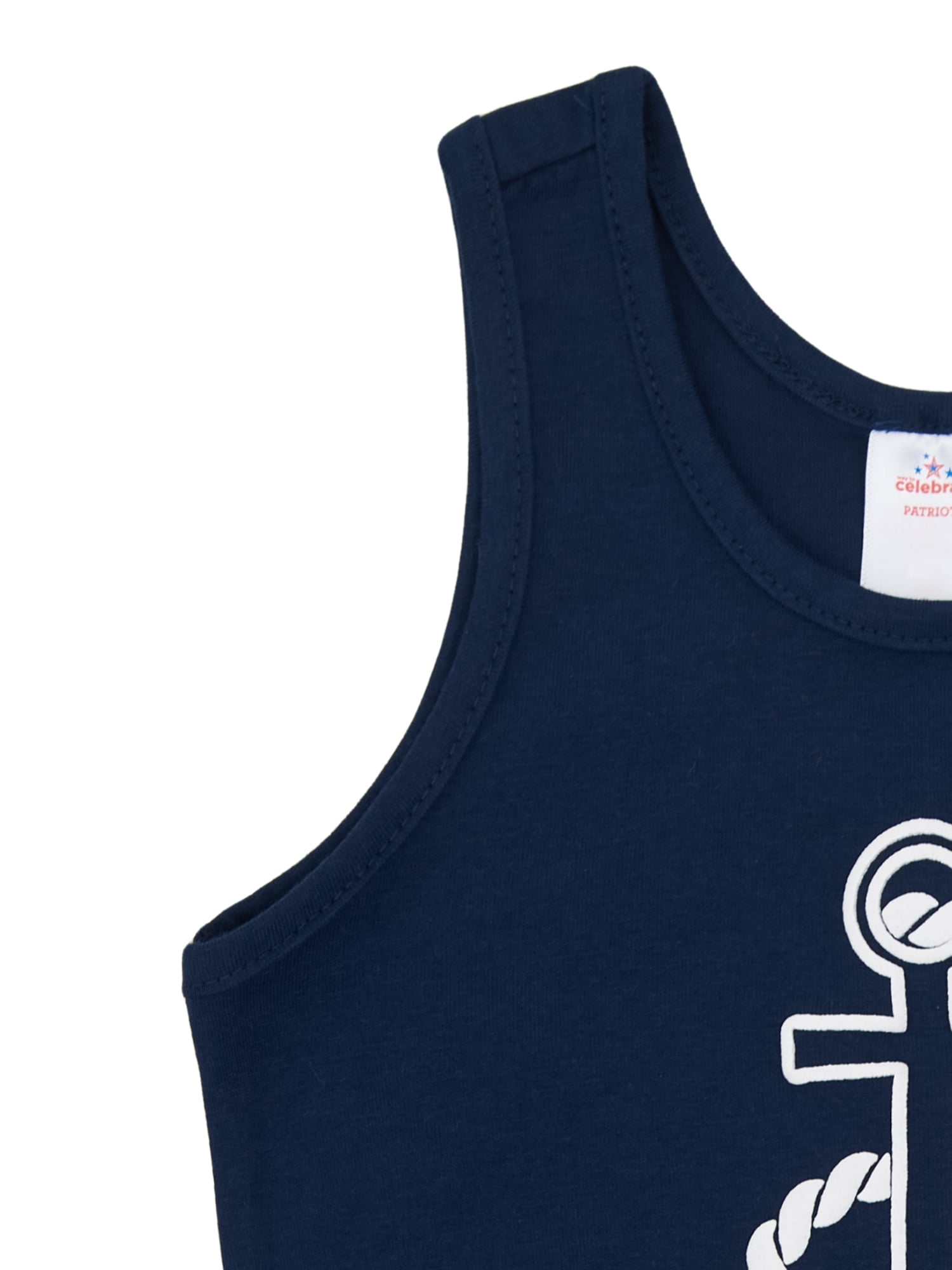 Way To Celebrate Toddler Boy Americana Tank and Short Set, 2 Pieces, Sizes 12M-5T