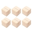 thumbnail image 1 of 10 soportes de madera para fotos, cuadrados, hechos a mano (3 x 3 x 3 cm), 1 of 3