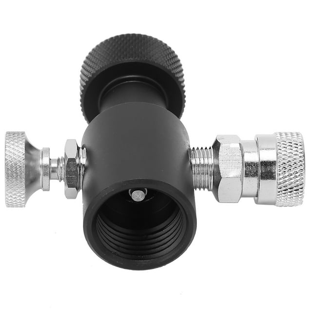 CO2 Refill Adapter, CO2 Adapter Refill Cylinder Connector with 8mm Female Quick Plug for Bottles for Soda Machime