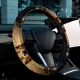 thumbnail image 6 of Christmas 14.5 Inch Printing PVC Leather Car Wheel Covers Steering Wheel Covers Auto Accessories, 6 of 6