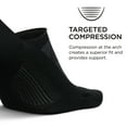 thumbnail image 3 of Feetures Elite Ultra Light Invisible Socks - Anti-Slip Sport Sock Liner with Targeted Compression - Black, S (1 Pair), 3 of 8