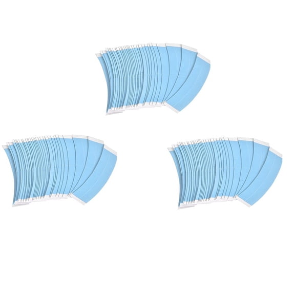 108Pc/Lot Blue Fixed Double Tape Wig Adhesive Extended Hair Tape Waterproof for Toupee Lace Wig Film with Slitting Line