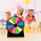 thumbnail image 3 of Rueda de premios acrílica arcoíris de 8 pulgadas con 12 ranuras, rueda giratoria de borrado en seco con soporte, ruleta de la fortuna DIY, accesorios para juegos de mesa de fiesta, 3 of 7