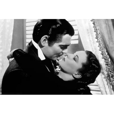 Gone With The Wind Poster - Famous Kiss Scene - New (Gone With The Wind Best Scenes)