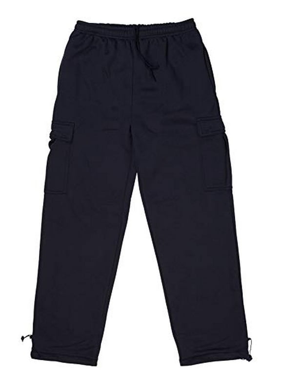 Mens Fleece Cargo Pants