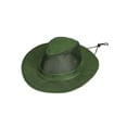 thumbnail image 3 of Spencer Mens Womens Sun Hat, Boonie Hat Fishing Hiking Safari Beach, Mesh Breathable Wide Brim Bucket Hat, Green, 3 of 8