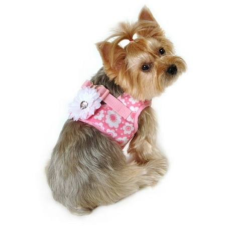 Simplydog Pink Floral Body Harness , Mul