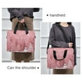 thumbnail image 6 of 16" Laptop Briefcase for Work Travel Laptop Shoulder Bag Carrying Handbag Laptop Case Christmas Forest with Snowmen, 6 of 8
