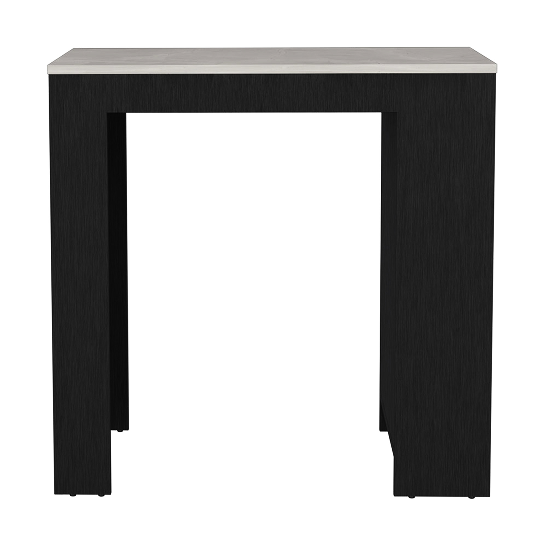 Kitchen Island , Black Hue, Spacious Surface For Cooking And Working, Side Shelves Included Island, Finish, Generous Work Area Three Storage Efficiency