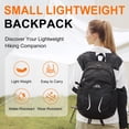 thumbnail image 2 of Mochila de Senderismo SFIUYDS 35L Impermeable Ligera Negra, 2 of 8