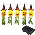 thumbnail image 2 of Sombreros Bruja Calabaza Colgantes Halloween Con Cadena Luces LED para Jardín, 2 of 3