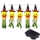 thumbnail image 2 of Sombreros Bruja Calabaza Colgantes Halloween Con Cadena Luces LED para Jardín, 2 of 3