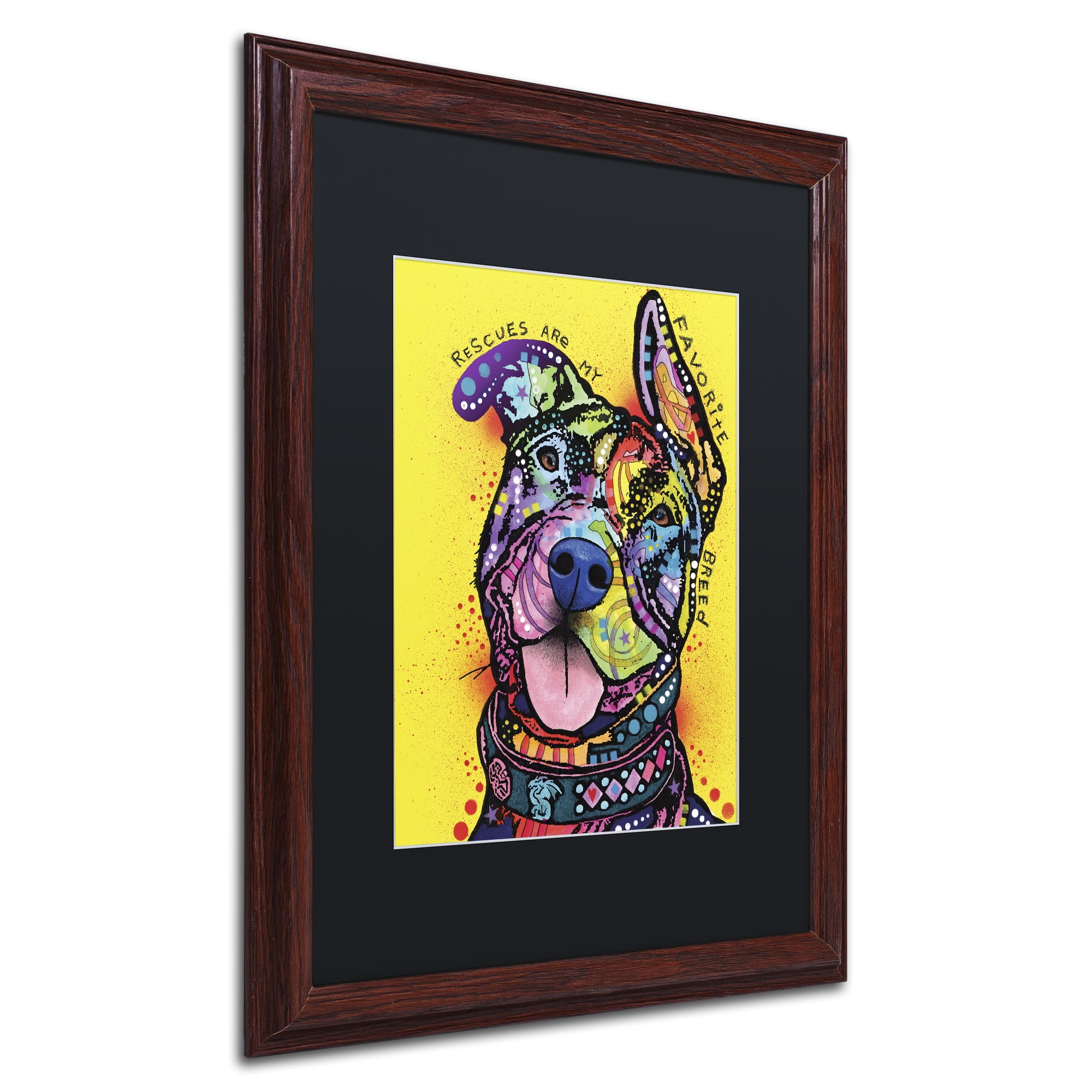 Trademark Fine Art 'My Favorite Breed' Matted Framed Art by Dean Russo